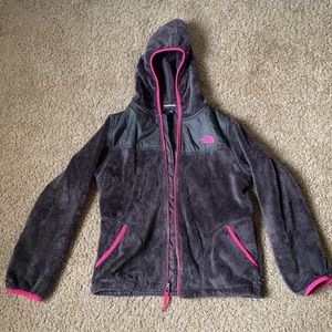Dark gray north face fleece